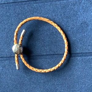 Tan, Braided leather, Persona Bracelet. New without tag